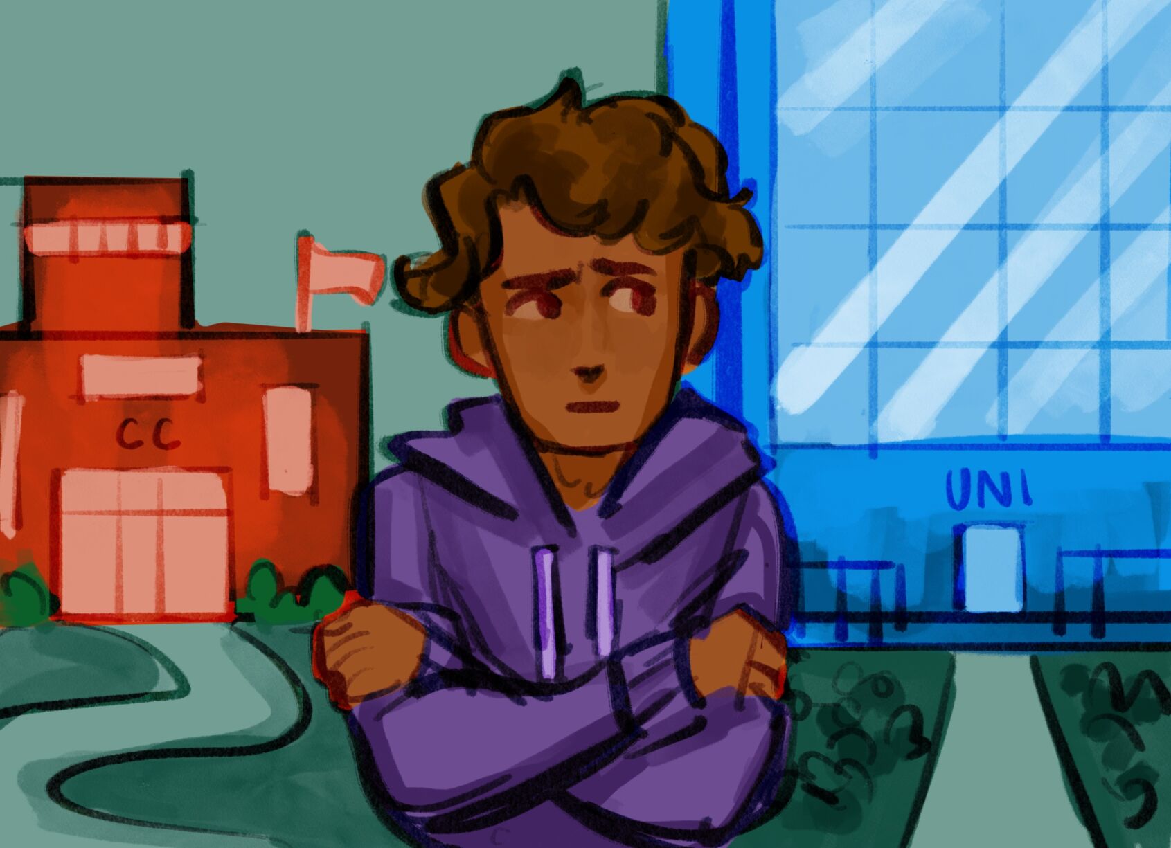 Transfer students illustration